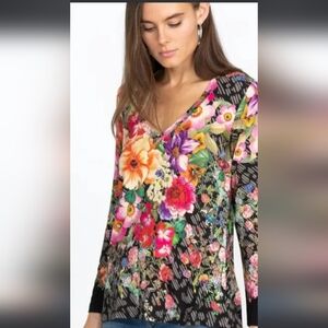 Johnny Was,  Rose Rain Swing Tee